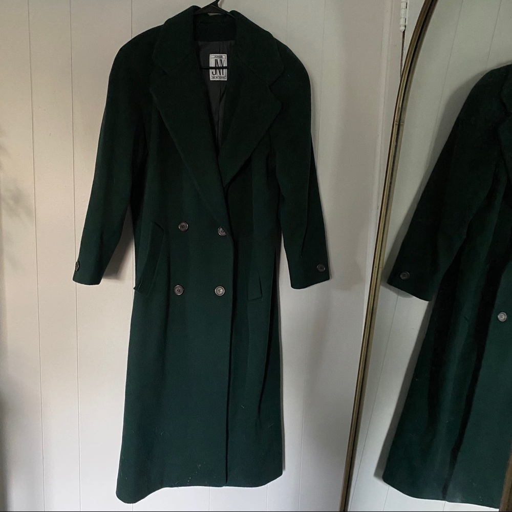 Deep Green Wool Coat